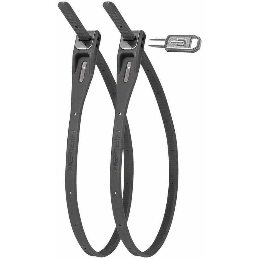 Hiplok Z-Lok Security Tie Bike Lock Twin Pack: Gray