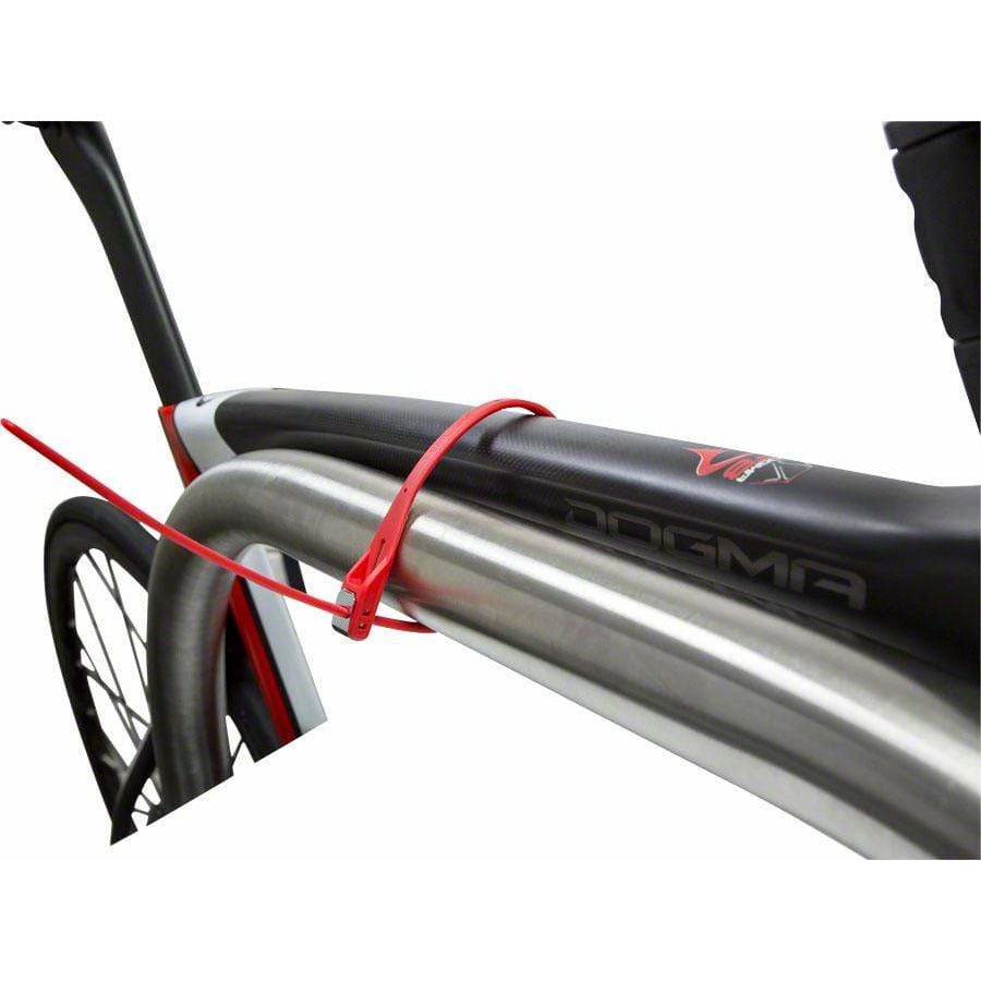 Hiplok Z-Lok Security Tie Bike Lock Twin Pack: Red