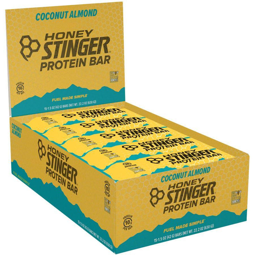 Honey Stinger 10g Protein Bar: Chocolate Coconut Almond, Box of 15