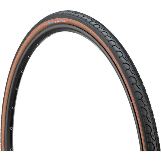 Kenda Kwest K193 Bike Tire 26" x 1.25" Steel Bead Black with Mocha Sidewall