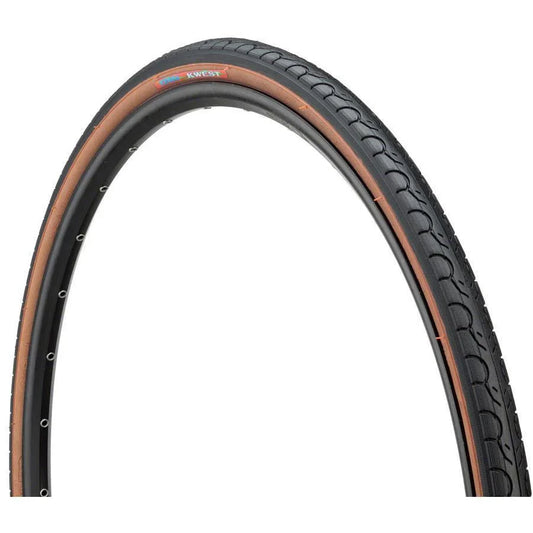Kenda Kwest K193 Bike Tire 700c 35mm Steel Bead Black with Mocha Sidewall