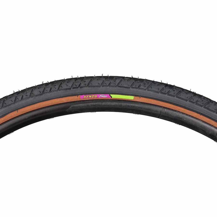 Kenda Street K830 Hybrid Bike Tire 700 x 38 Steel Bead Mocha Side Wall