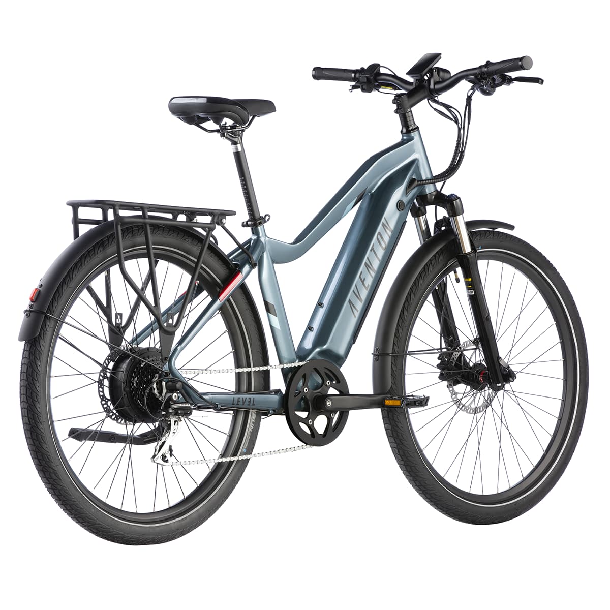 Aventon Level V2 Electric Bike - Blue - Bikes - Bicycle Warehouse