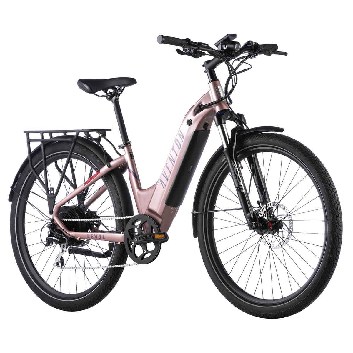 Pink electric online bicycle