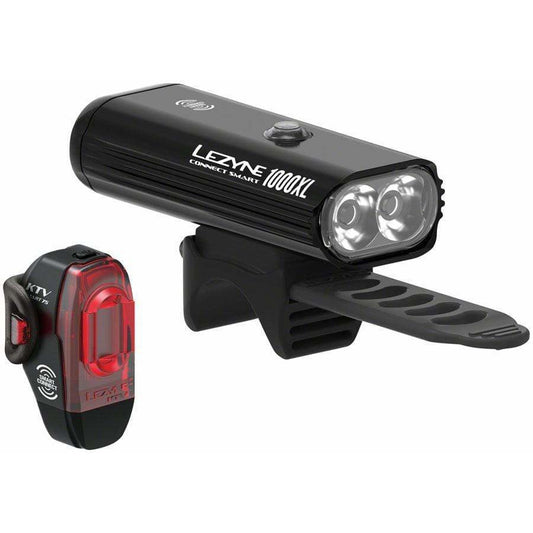 Lezyne Connect Smart 1000XL Headlight and KTV Pro Smart Taillight Set