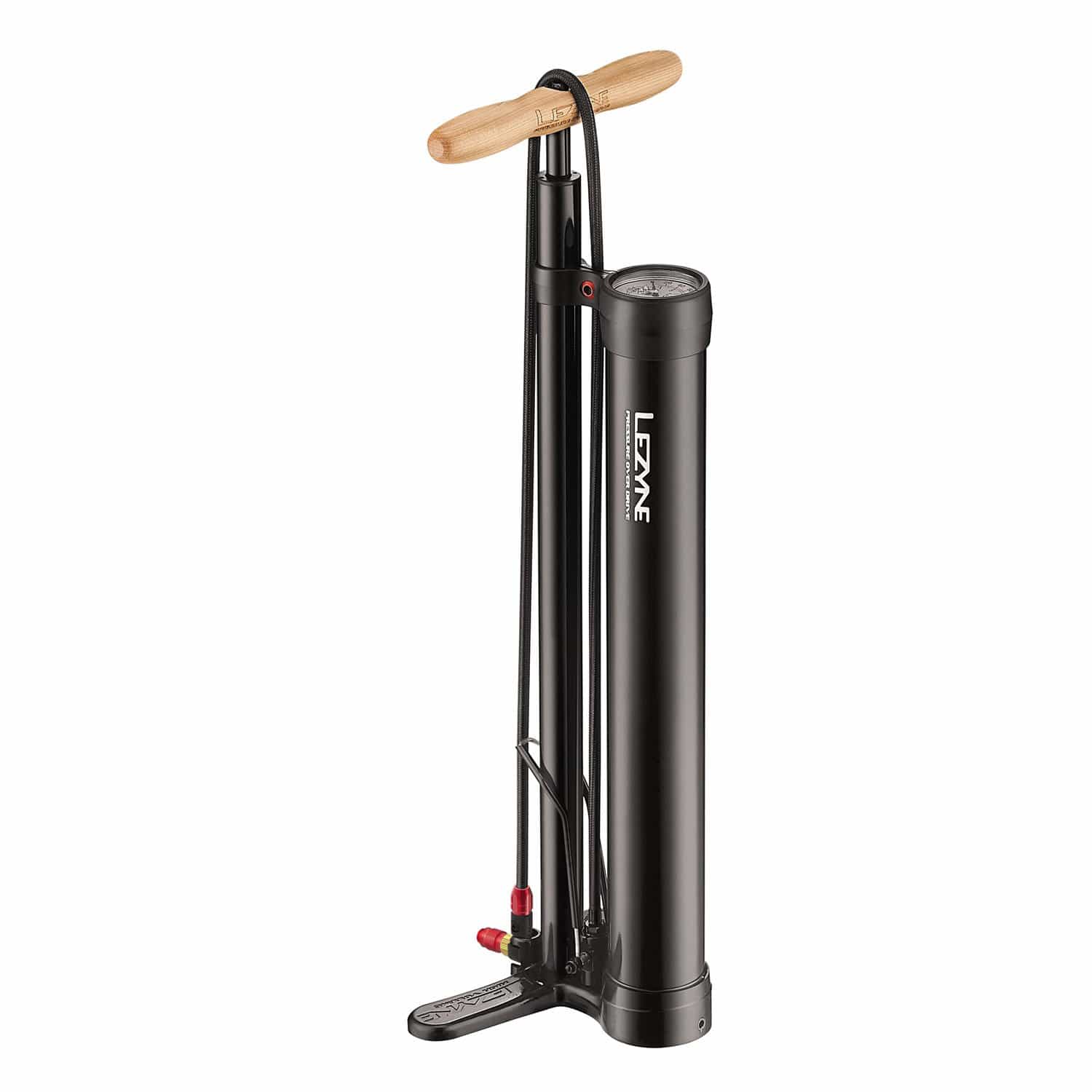 Lezyne High Pressure Over Drive Bike Floor Pump - Black