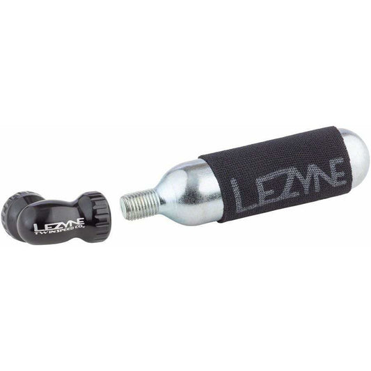 Lezyne Twin Speed Drive CO2 Inflator with 16g Cartridge, Black