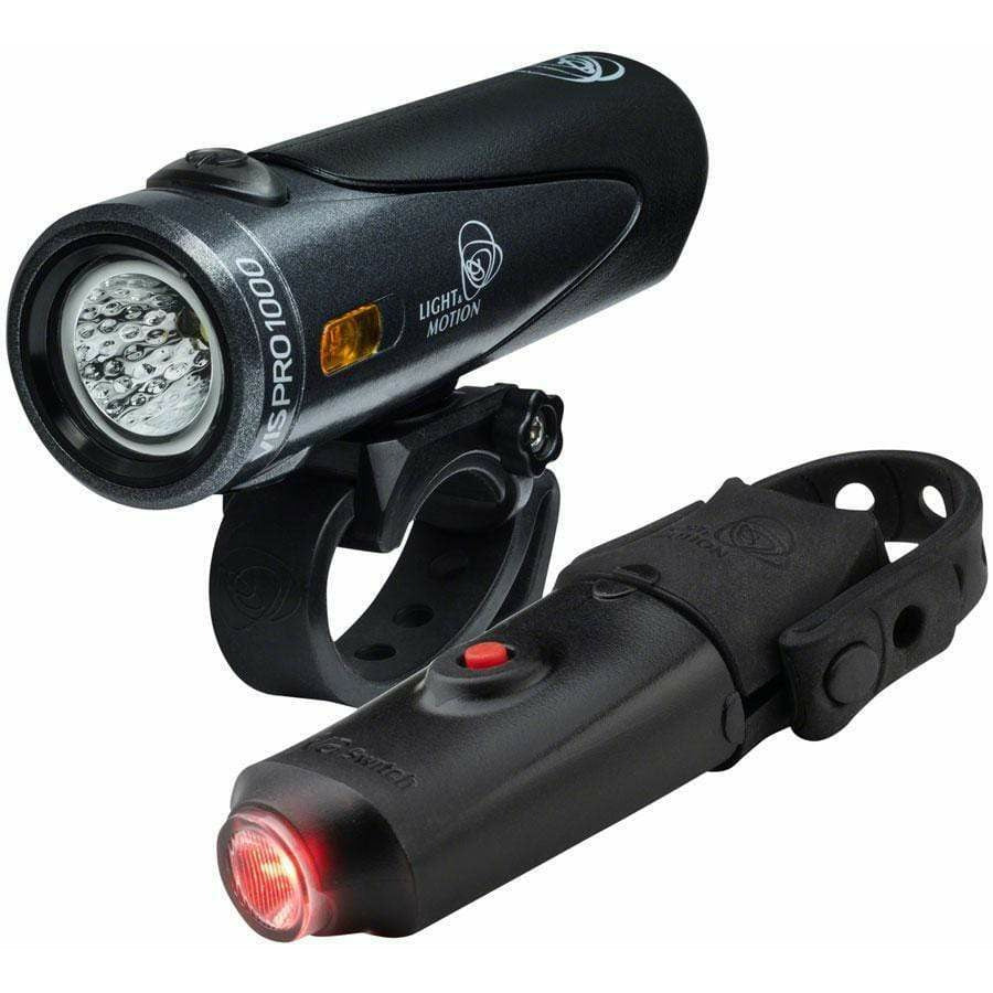 Light and Motion VIS 1000 Trooper + Vya Switch Combo Bike Light Set