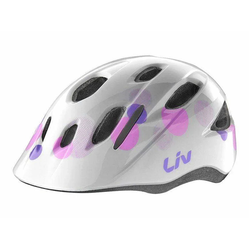 Liv Musa Toddler Kids Bike Helmet - White