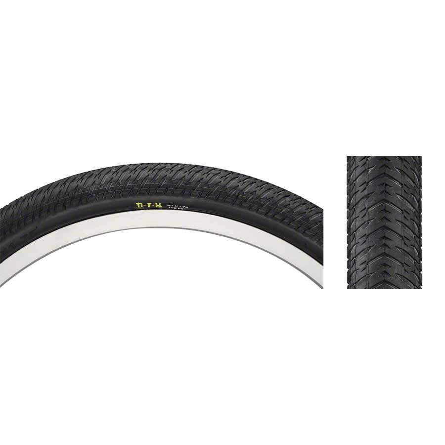 Maxxis DTH Bike Tire: 20 x 1-3/8", Wire, 120tpi, Dual Compound, SilkWorm