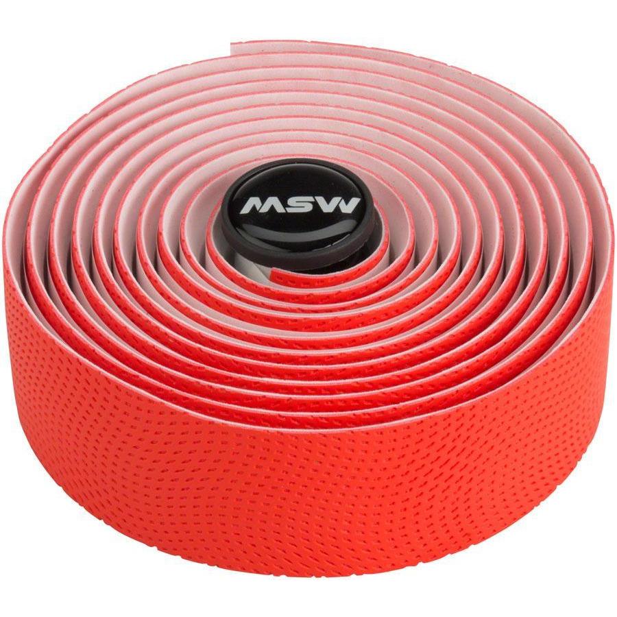 MSW Anti-Slip Gel Bike Handlebar Tape - HBT-210, Red