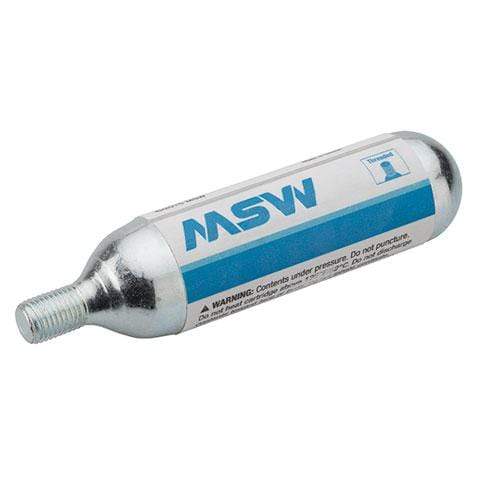 MSW Bike Inflator Co2 Cartridge - 20g - Threaded - 3-Pack