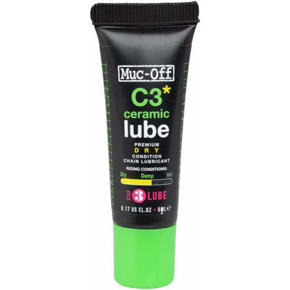 Muc-Off C3 Dry Ceramic Bike Chain Lube - Countertop Sample Jar, 5ml