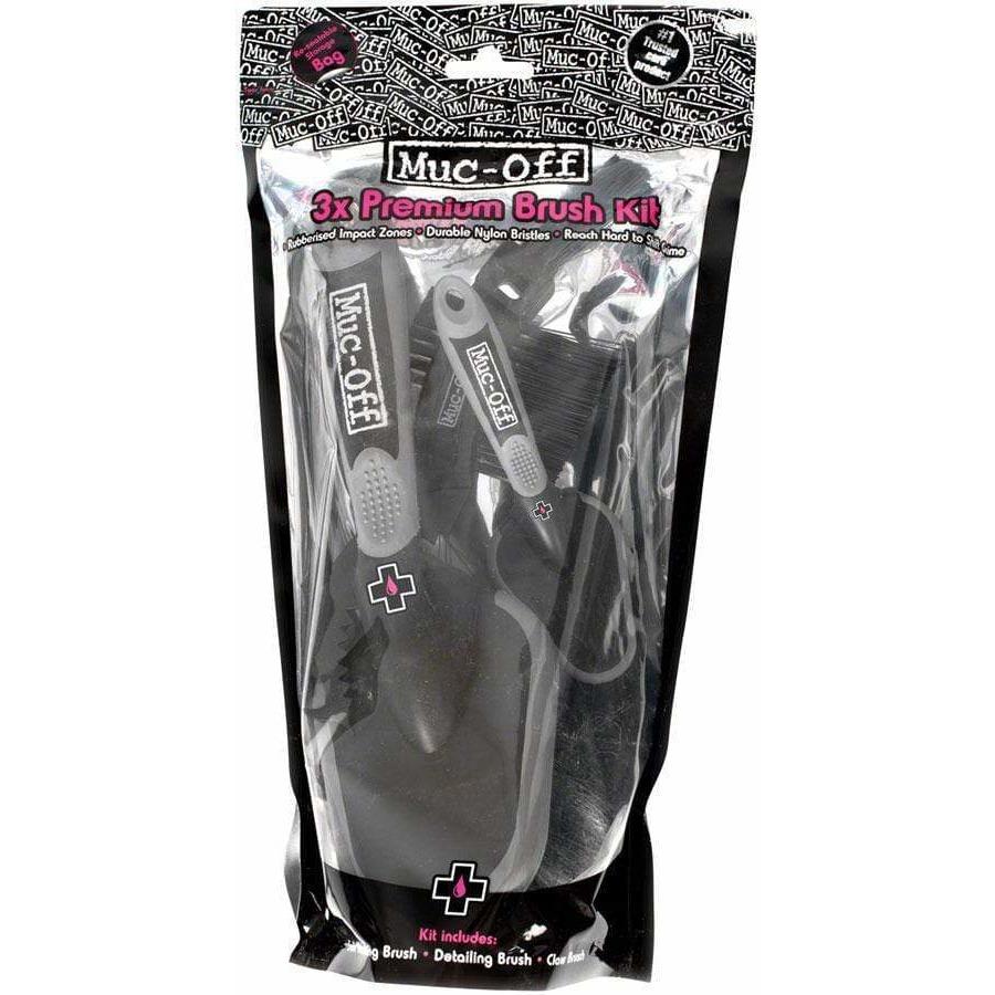 Muc-Off Premium Bike Cleaning Brush Set - Three Brushes