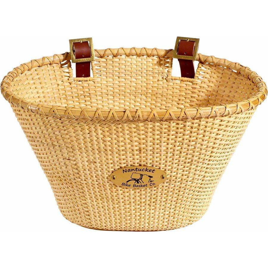 Nantucket Nantucket Lightship Front Basket, Oval Shape Natural - Bags - Bicycle Warehouse