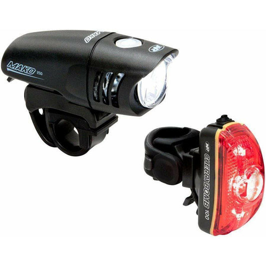 NiteRider Mako 250 and CherryBomb 100 Bike Headlight and Taillight Set