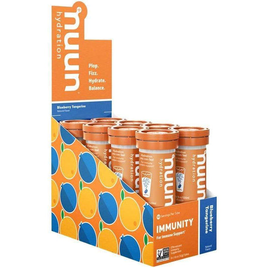 nuun Nuun Immunity Hydration Tablets: Blueberry Tangerine, Box of 8