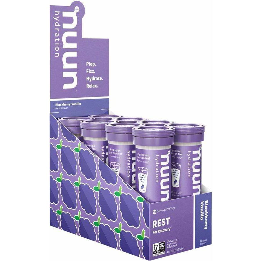 nuun Nuun Rest Hydration Tablets: Blackberry Vanilla, Box of 8 Tubes