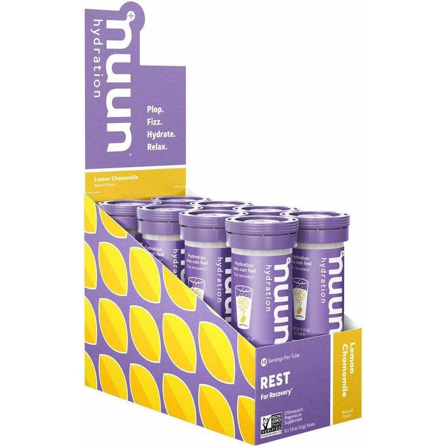 nuun Nuun Rest Hydration Tablets: Lemon Chamomile, Box of 8 Tubes