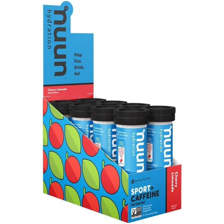 nuun Nuun Sport + Caffeine Hydration Tablets: Cherry Limeade, Box of 8 Tubes
