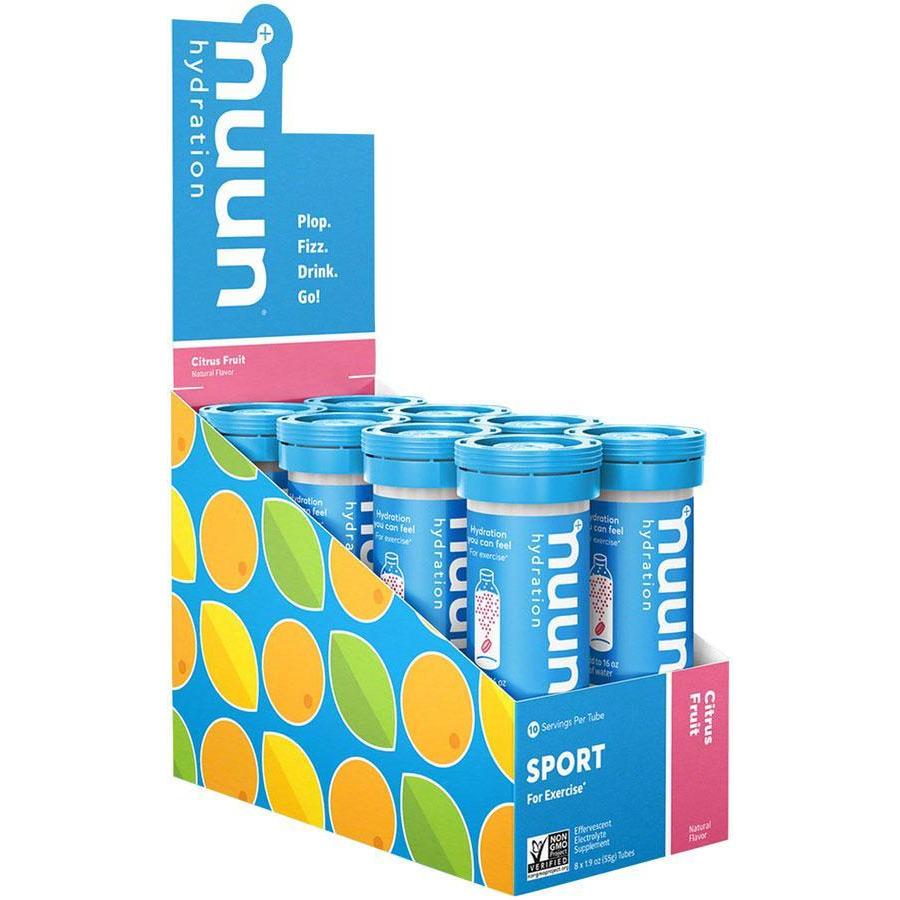 nuun Nuun Sport Hydration Tablets: Citrus Fruit, Box of 8 Tubes