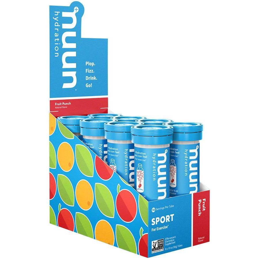 nuun Nuun Sport Hydration Tablets: Fruit Punch, Box of 8 Tubes