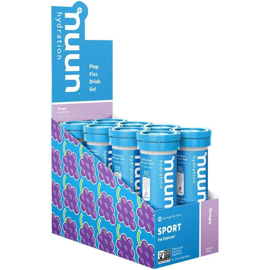nuun Nuun Sport Hydration Tablets: Grape, Box of 8 Tubes