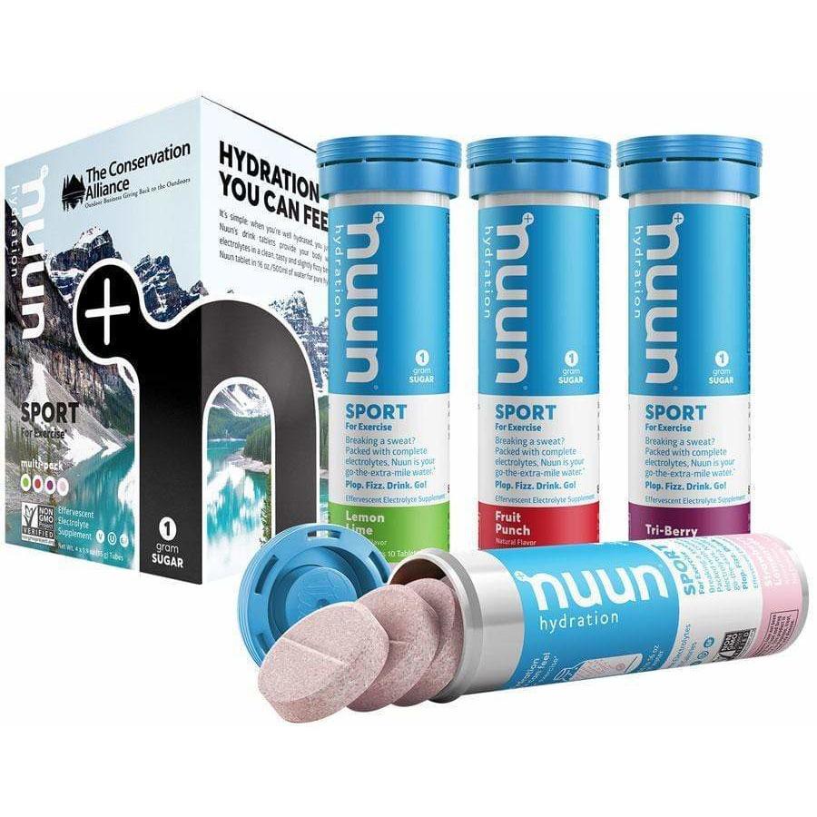 nuun Nuun Sport Hydration Tablets: Mixed Conservation Alliance, Box of 4 Tubes