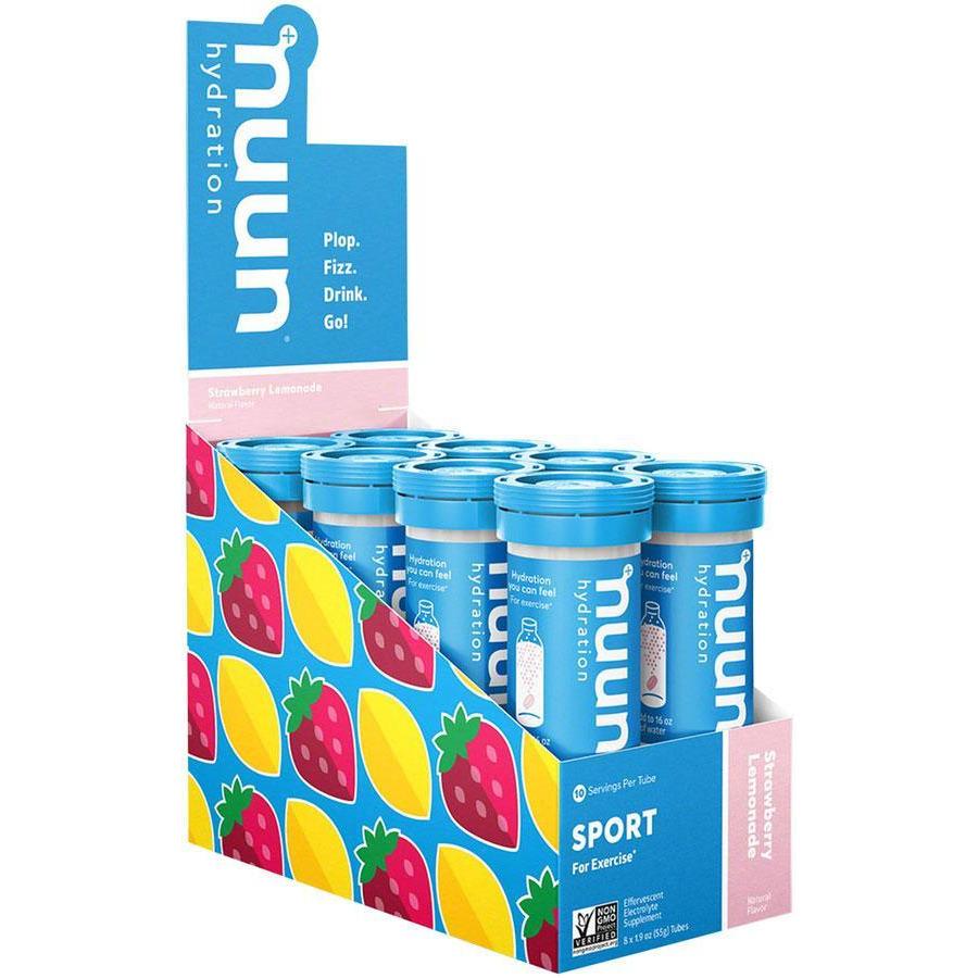 nuun Nuun Sport Hydration Tablets: Strawberry Lemonade, Box of 8 Tubes