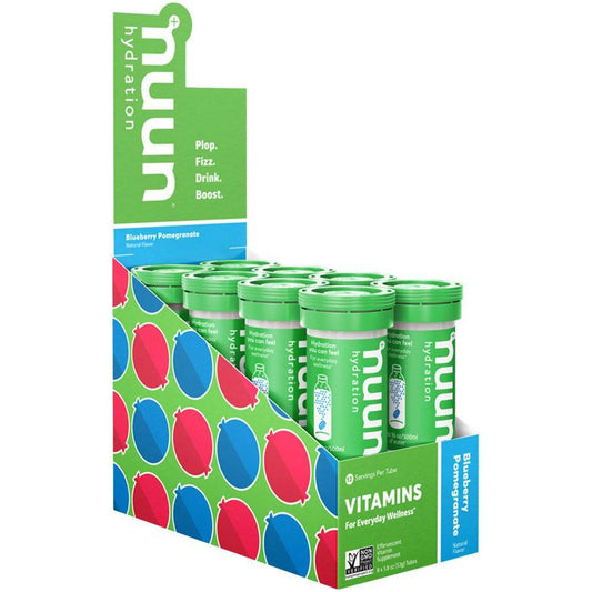 nuun Nuun Vitamins Hydration Tablets: Blueberry Pomegranate, Box of 8