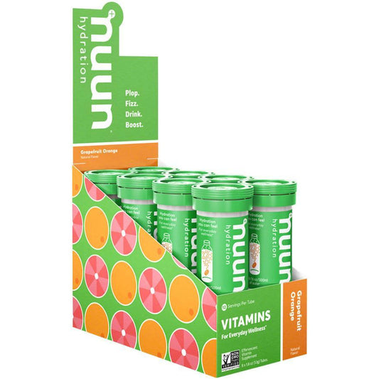 nuun Nuun Vitamins Hydration Tablets: Grapefruit Orange, Box of 8