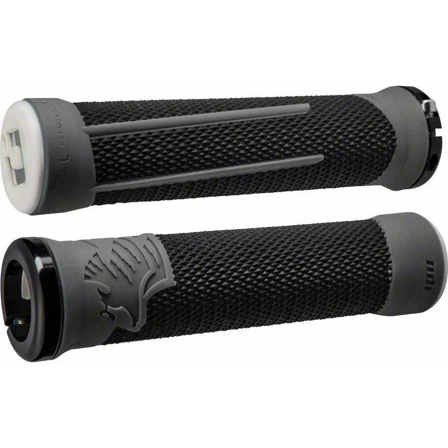 ODI AG2 Bike Handlebar Grips - Black/Graphite, Lock-On