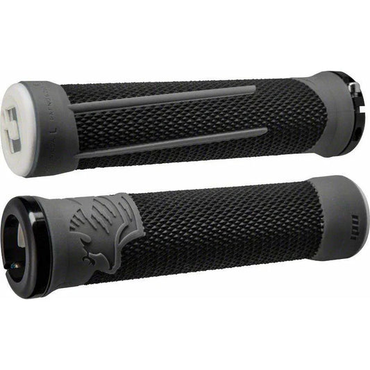ODI AG2 Bike Handlebar Grips - Black/Graphite, Lock-On