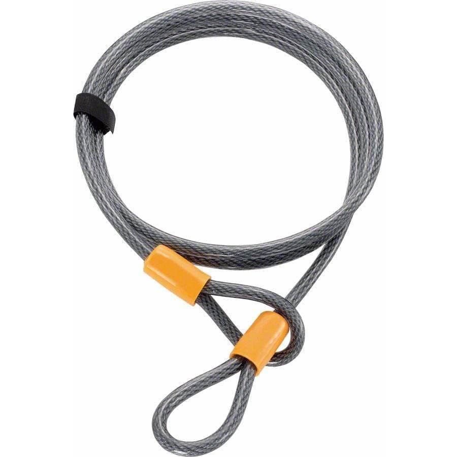 OnGuard Akita Bike Cable: 7' x 10mm, Gray/Orange