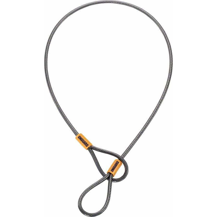 OnGuard Akita Bike Cable for Saddles: 21" x 5m, Gray/Orange