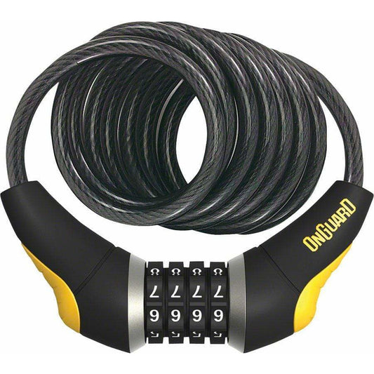 OnGuard Doberman Combo Cable Bike Lock: 6' x 10mm