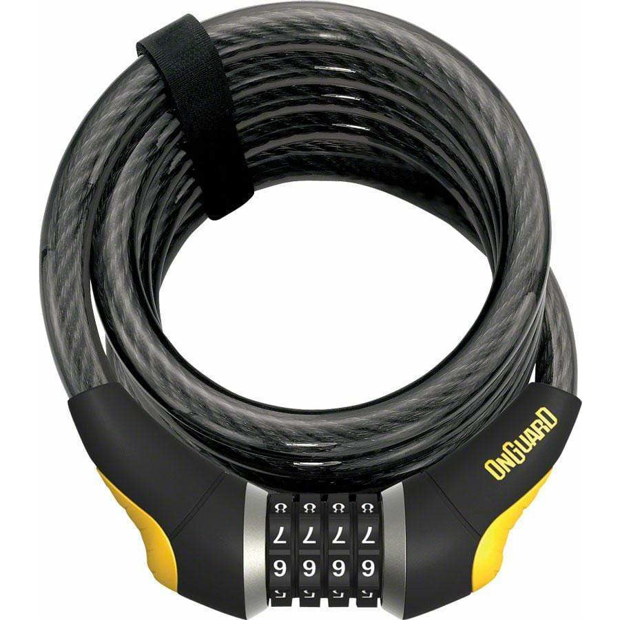 OnGuard Doberman Combo Cable Bike Lock: 6' x 15mm
