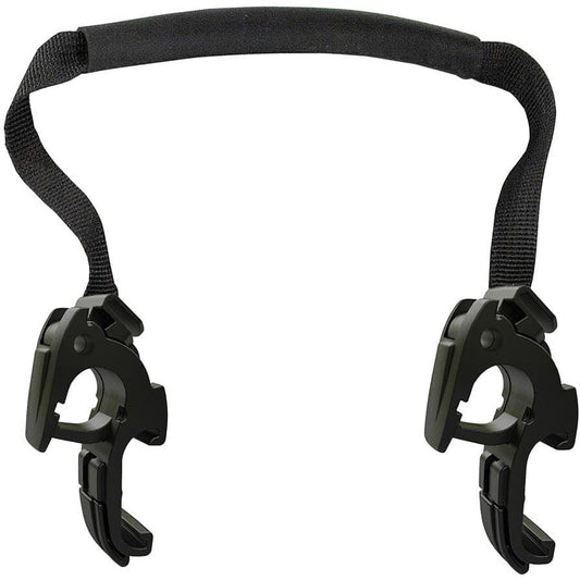 Ortlieb Replacement Pannier Hooks: For QL2.1 Systems, Fits 20mm Rails Only (no inserts), Pair, Black
