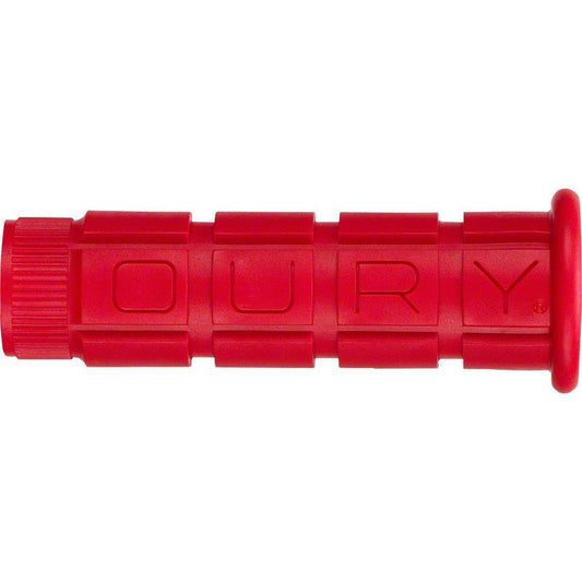 Oury Single Compound Bike Handlebar Grips - Red