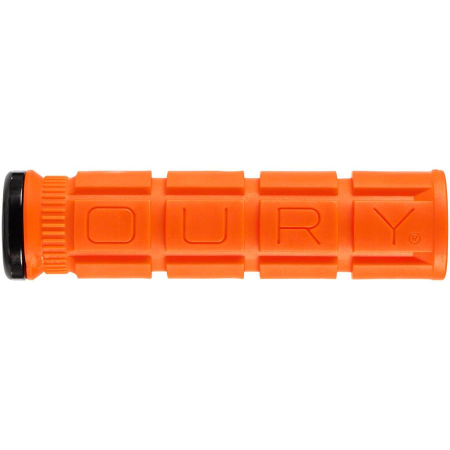 Oury Single-Sided V2 Lock-On Bike Handlebar Grips - Blaze Orange