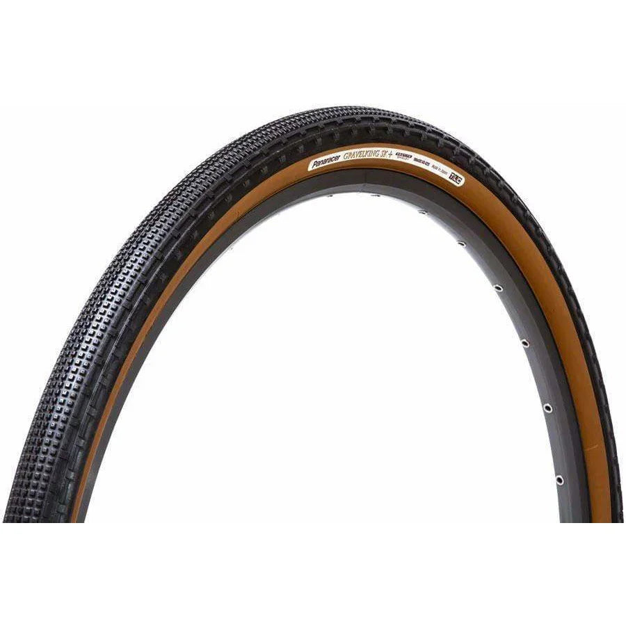 Panaracer GravelKing SK+ Tire - 700 x 43, Tubeless, Folding/Brown, ProTite Protection - Tires - Bicycle Warehouse