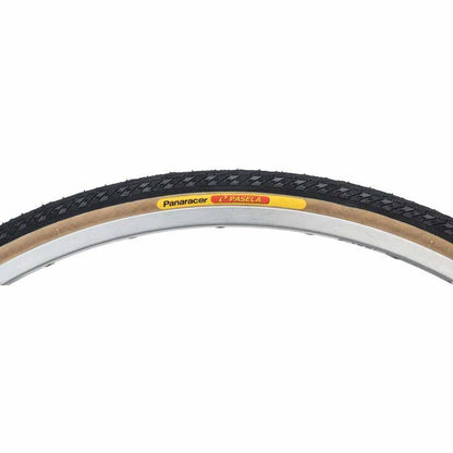 Panaracer Pasela 27x1-1/4 Bike Tire Black/Tan Steel