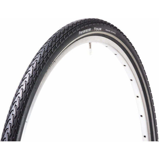 Panaracer Tour Tire - 26 x 1.75, Clincher, Steel/Reflective - Tires - Bicycle Warehouse