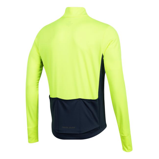 Pearl Izumi Quest Thermal Cycling Jersey - Blue/Yellow - Medium