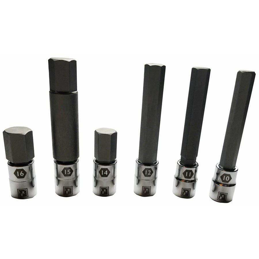 Pedro's Large Bike Hex Bit Set - 6 Piece