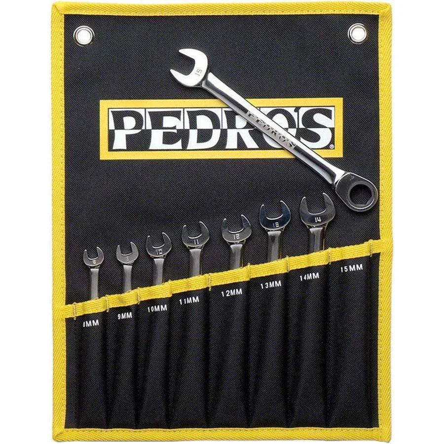 Pedro's Ratcheting Combo Bike Wrench Set