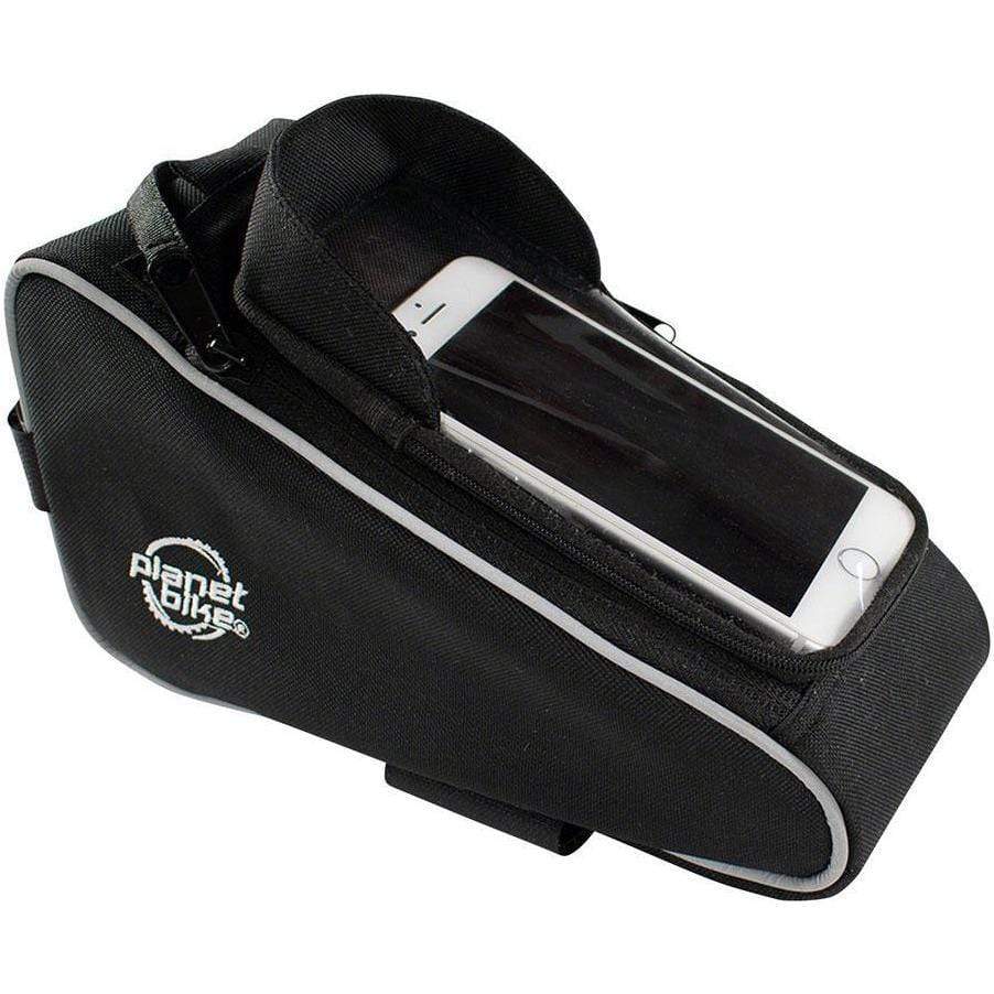 Planet Bike Lunch Box Bike Top Tube/Stem Bag - Black