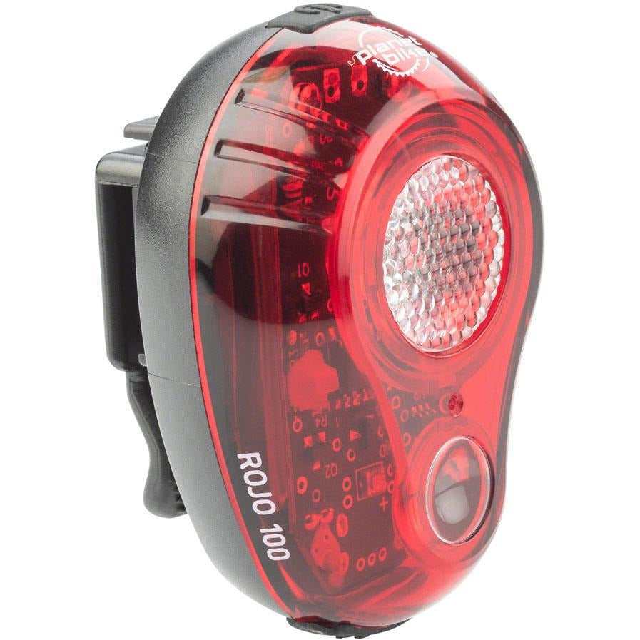 Rojo 100 Bike Taillight - USB Rechargeable, Red