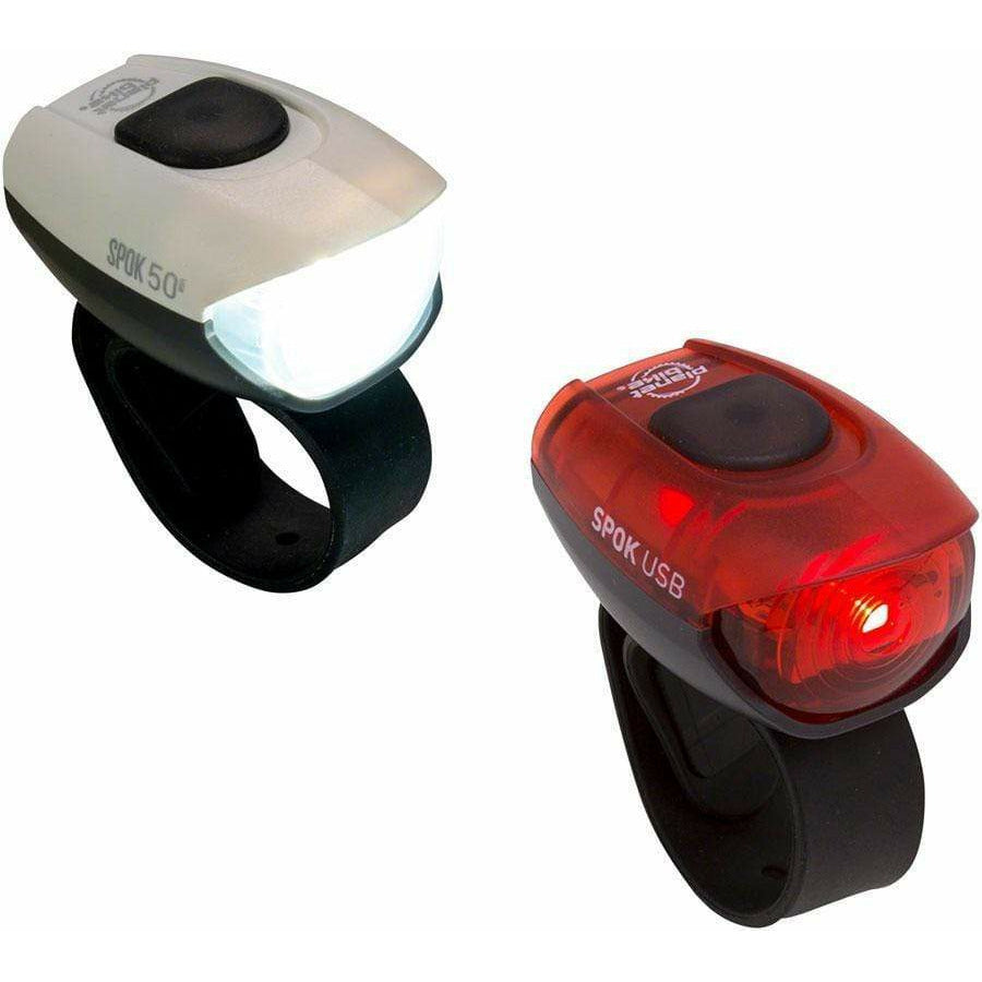 Planet Bike Spok 50 USB Combo Bike Light Set