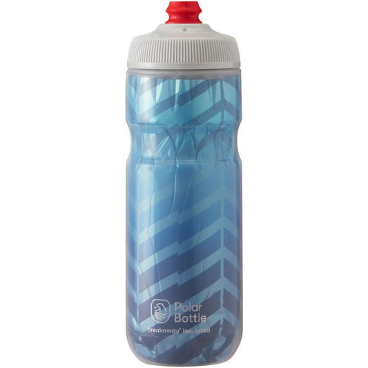 Polar Bottles Breakaway Bolt Insulated Bike Water Bottle - 20oz, Cobalt Blue/Silver